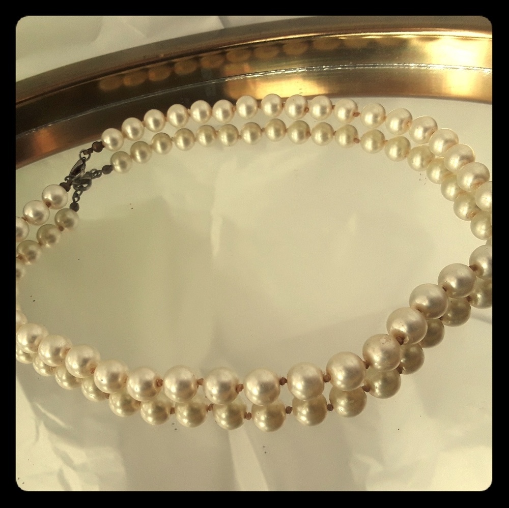 Faux Pearl Necklace